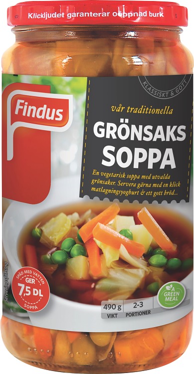 grönsakssoppa i burk
