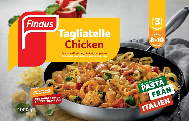 Förpackning Tagliatelle Chicken