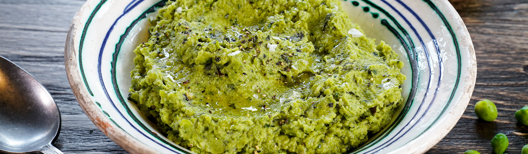 Grön kikärtshummus